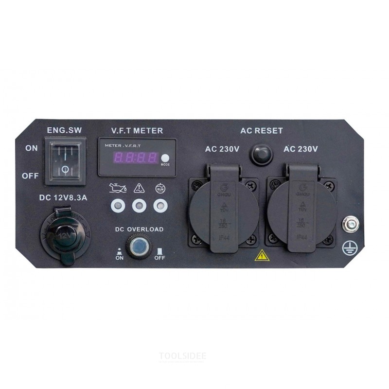 Bensiini-invertterigeneraattori 3,5 kW 230 V MW Tools