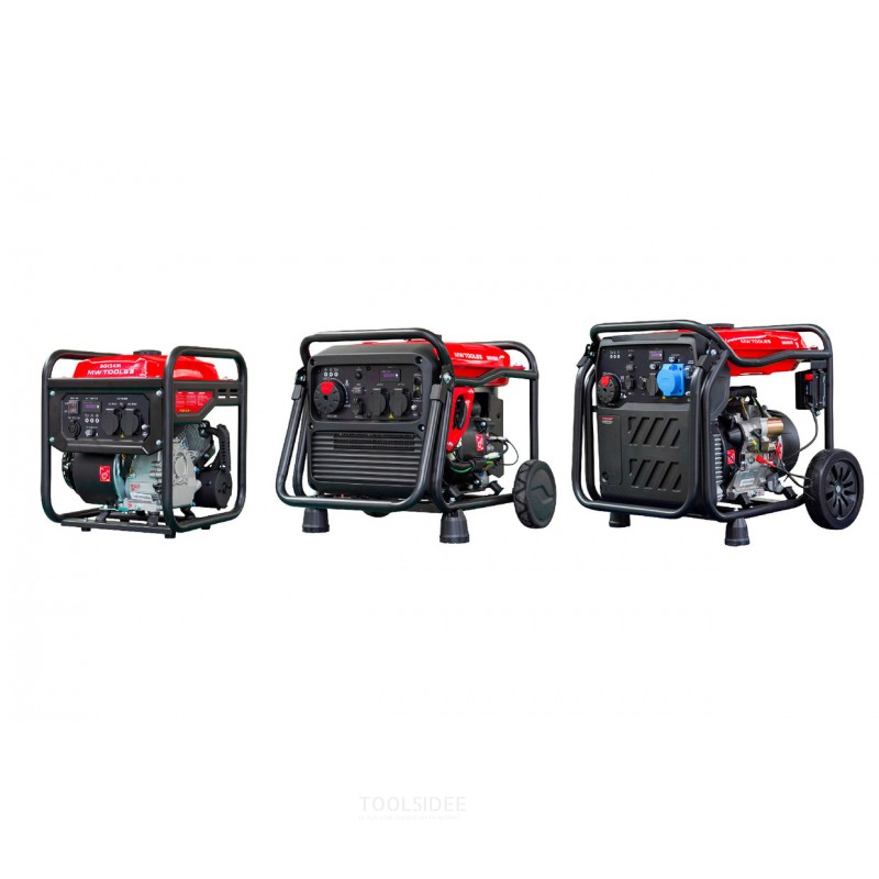 Bensiini-invertterigeneraattori 3,5 kW 230 V MW Tools