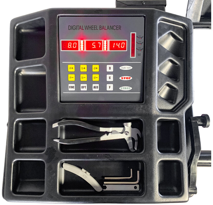 Automatische Reifenwuchtmaschine 230V 65kg MW Tools