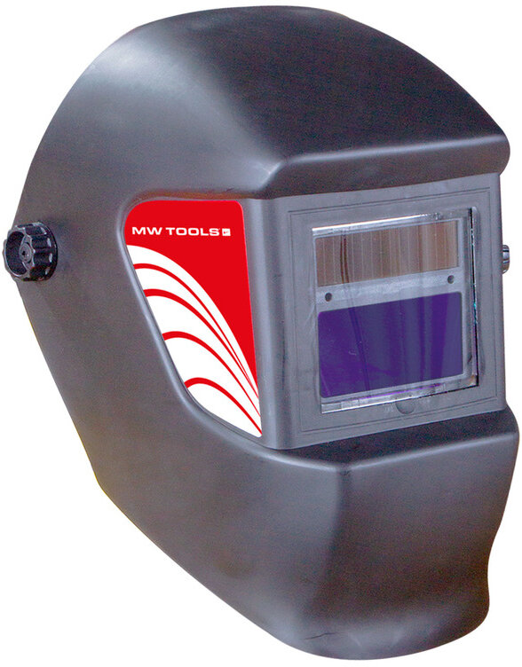 Automatic welding helmet for MIG, MMA and electrode welding - Viewing aperture 92 x 42 mm MW Tools