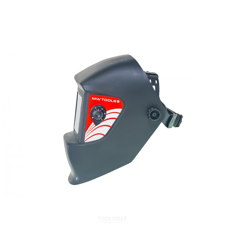 Automatisk svejsehjelm til MIG-, MMA- og elektrodesvejsning - Synsåbning 92 x 42 mm MW Tools