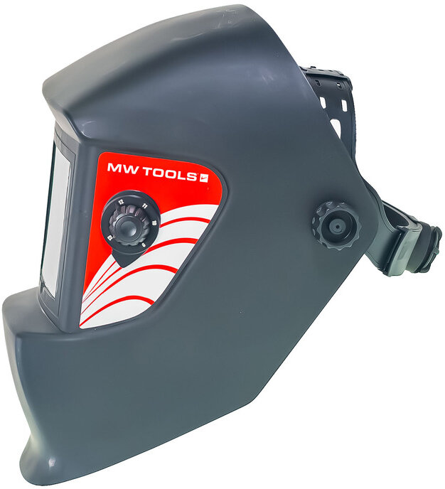 Automatic welding helmet for MIG, MMA and electrode welding - Viewing aperture 92 x 42 mm MW Tools
