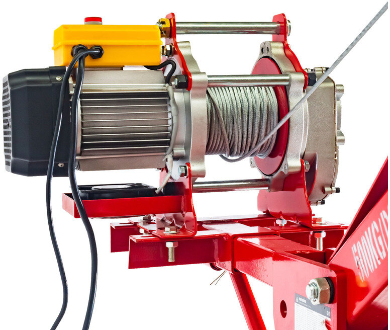 Byggekran 500kg 25m elektrisk 230V MW Værktøj Byggekran 500kg 25m elektrisk 230V MW Værktøj