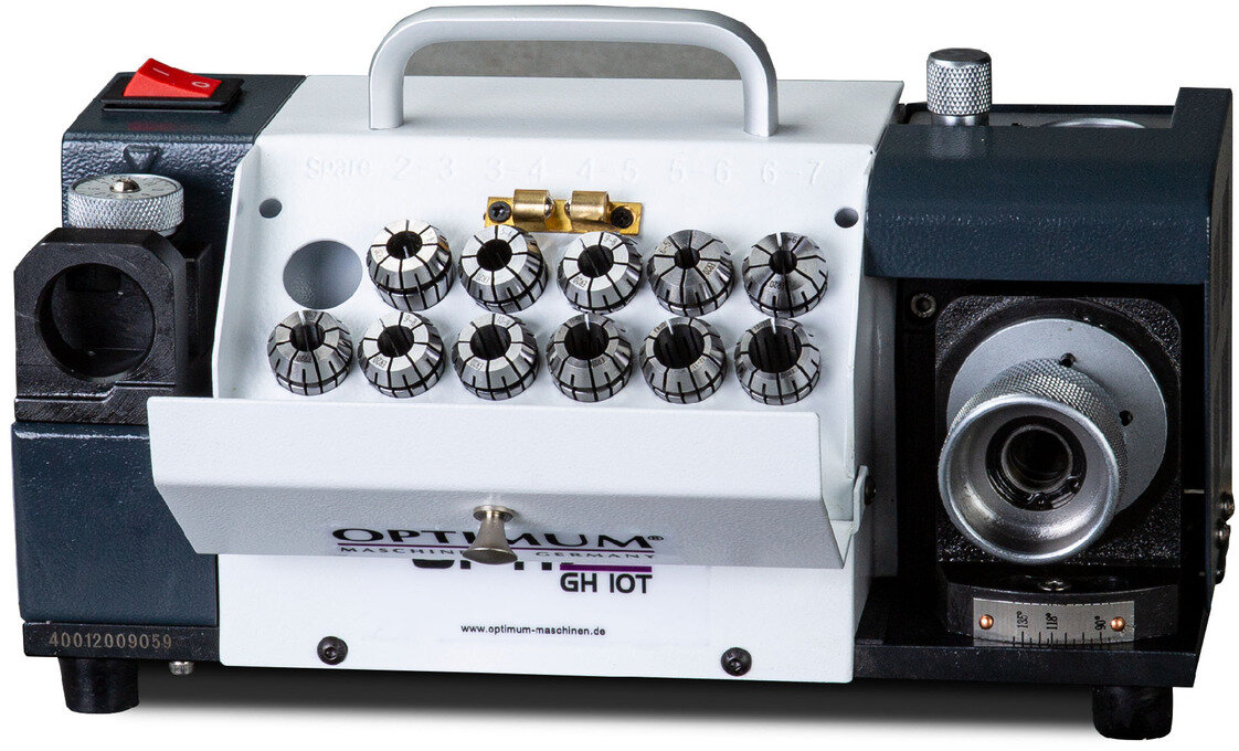 Kompakt, hendig borsliper fra 2 til 13 mm 5300 o/min 0,18 kW 230V inkludert 11 spennhylser ER20 og CBN-slipestein Optigrind