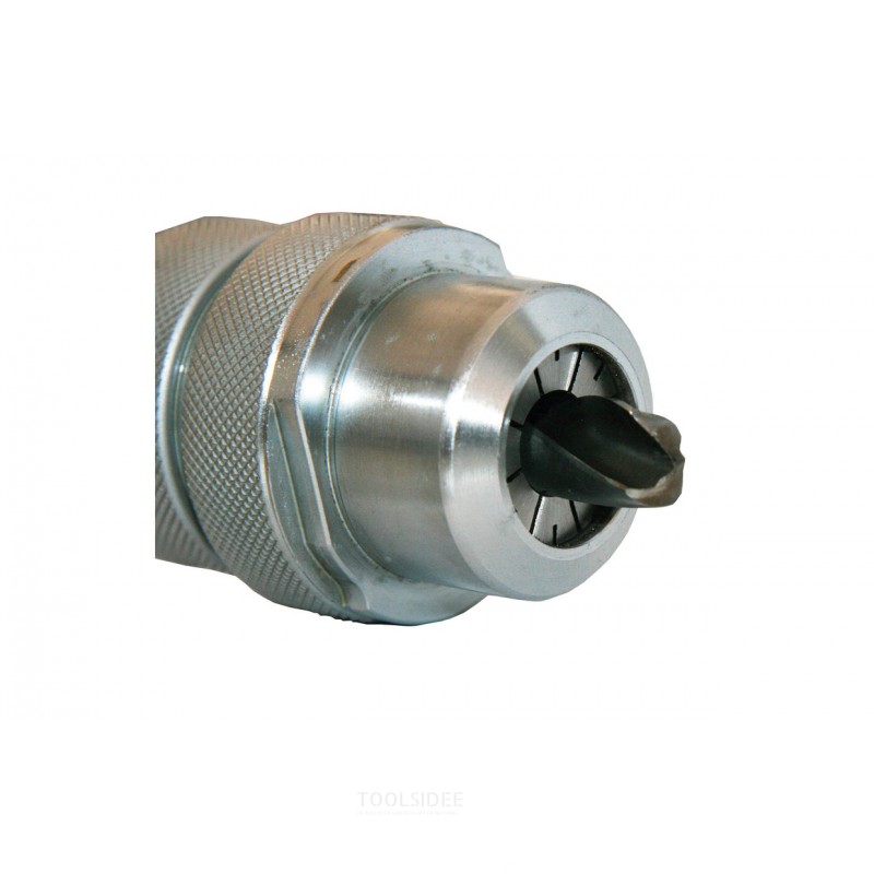 Kompakti ja kätevä poranteroitin 2–13 mm:lle, 5300 rpm, 0,18 kW, 230 V, sisältää 11 ER20-holkkia ja Optigrind-CBN-hiomakiven