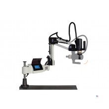 Electric tapping arm M3 to M16 PLC control servo 0.6 kW 230V operating radius 1500 mm including 8 tapping pots slip clutch dia. 