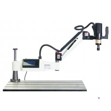 Brazo de roscado eléctrico M6 a M24 Control PLC Servo 1,2 kW 230 V Radio de operación 1200 mm Incluye 9 potenciómetros de roscad