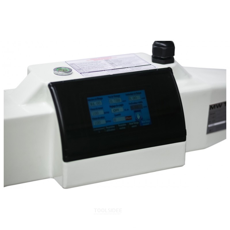 Brazo de roscado eléctrico M6 a M24 Control PLC Servo 1,2 kW 230 V Radio de operación 1200 mm Incluye 9 potenciómetros de roscad