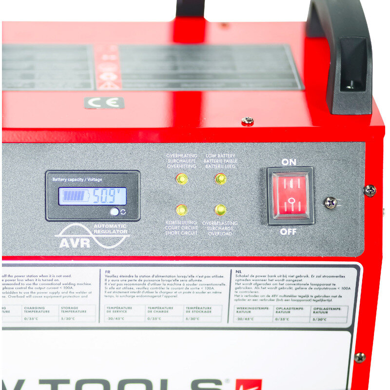 Kraftværk 230 V 2405 Wh 3,5 kW industriel med trolley MW Tools Kraftværk 230 V 2405 Wh 3,5 kW industriel med trolley MW Tools