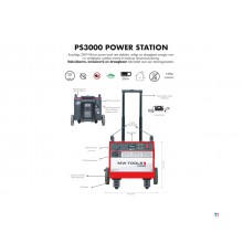 Kraftværk 230 V 2405 Wh 3,5 kW industriel med trolley MW Tools Kraftværk 230 V 2405 Wh 3,5 kW industriel med trolley MW Tools