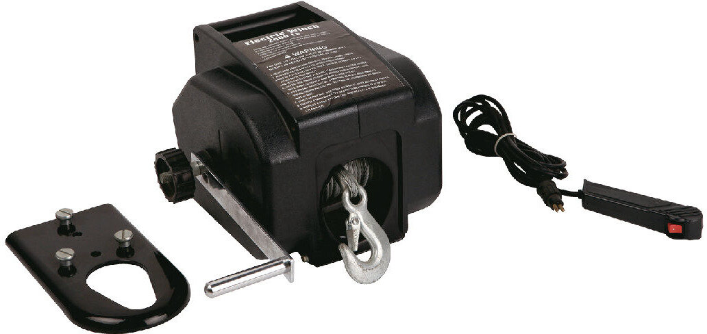 Bootswinde 12V 907kg 9,2m MW Tools