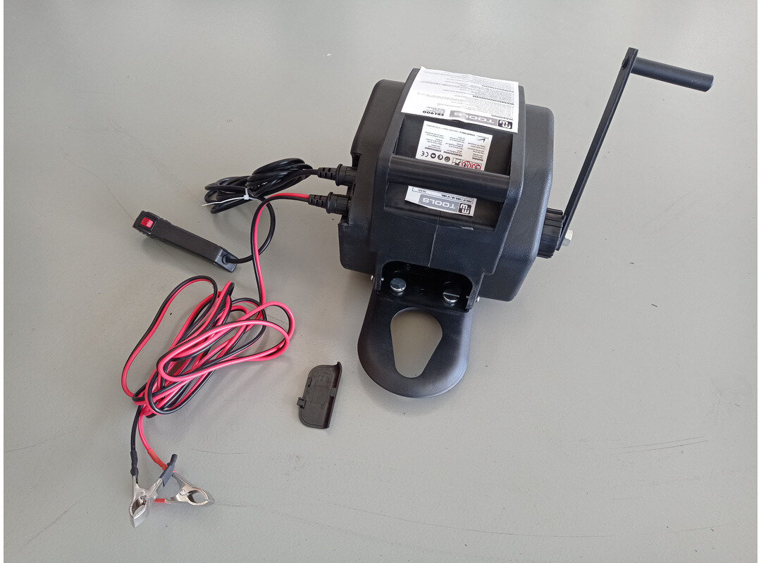 Bootswinde 12V 907kg 9,2m MW Tools