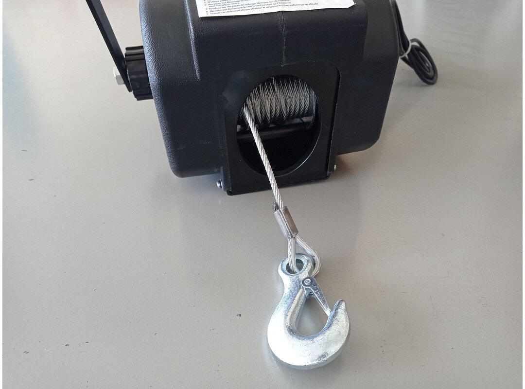 Bootswinde 12V 907kg 9,2m MW Tools