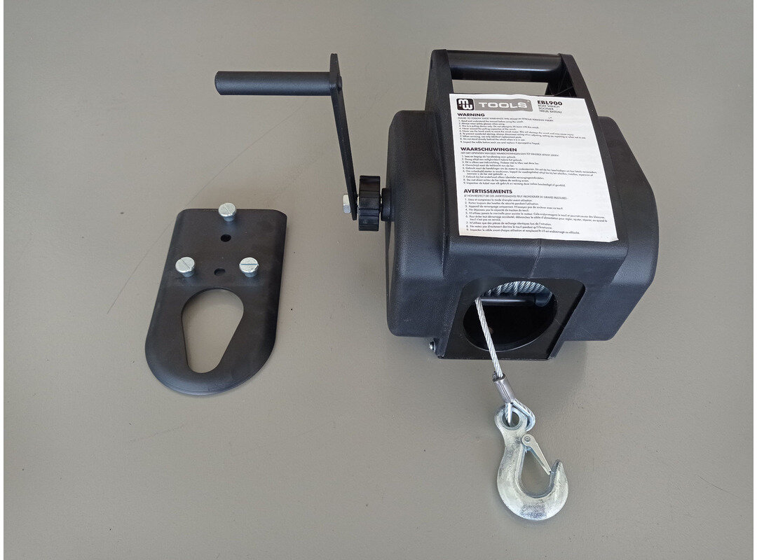 Bootswinde 12V 907kg 9,2m MW Tools