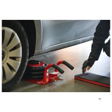 Pneumatisk ballongjekk 3 tonn 140-400mm kort spak MW Tools