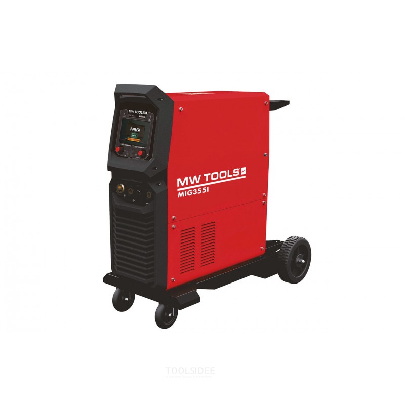 MIG teollisuushitsausinvertteri LCD 350A + lisävarusteet MW Tools
