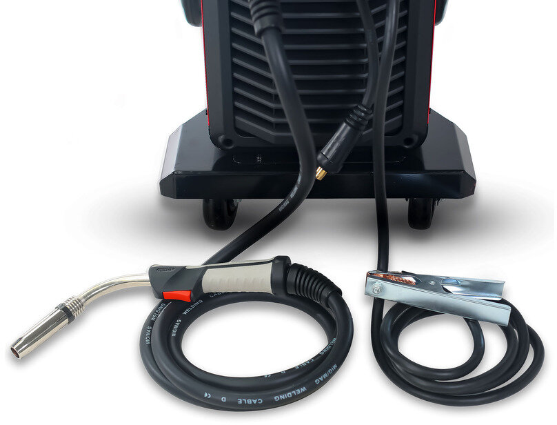 MIG-Industrie-Synergie-Schweißinverter LCD 350A + Zubehör MW Tools