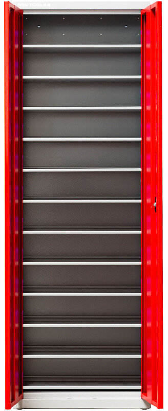 Stålskåp med dörrar MW Tools