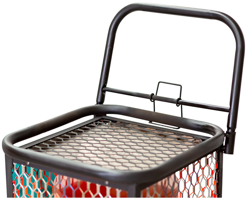 Infrarød gasvarmer 36kW 360° strålevarme MW Tools