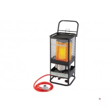 Infrarød gasvarmer 36kW 360° strålevarme MW Tools