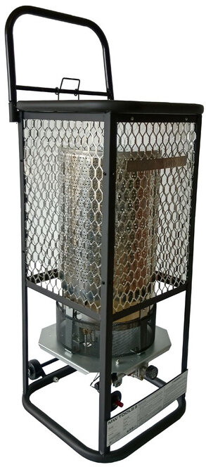 Infrarød gasvarmer 36kW 360° strålevarme MW Tools