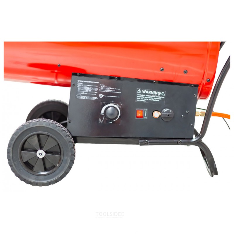Propaanikaasulla toimiva kuumailmapuhallin 70-132kW termostaatilla MW Tools