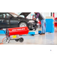 Souffleur d'air chaud au gaz propane 70-132 kW avec thermostat MW Tools Souffleur d'air chaud au gaz propane 70-132 kW avec thermostat MW Tools