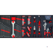 Gevulde robuuste gereedschapswagen XL 514-delig MW Tools Gevulde robuuste gereedschapswagen XL 514-delig MW Tools