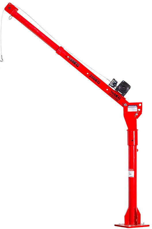 Mobilkran 300/500 kg med elektrisk spil MW Tools