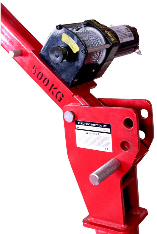 Mobilkran 300/500 kg med elektrisk spil MW Tools