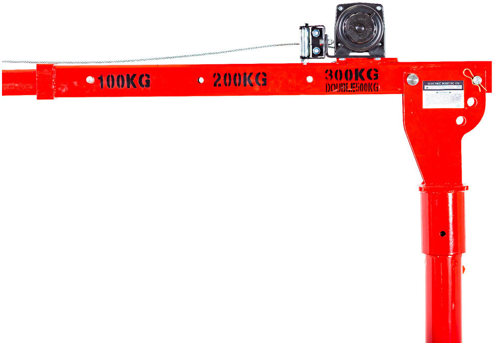 Mobilkran 300/500 kg med elektrisk spil MW Tools