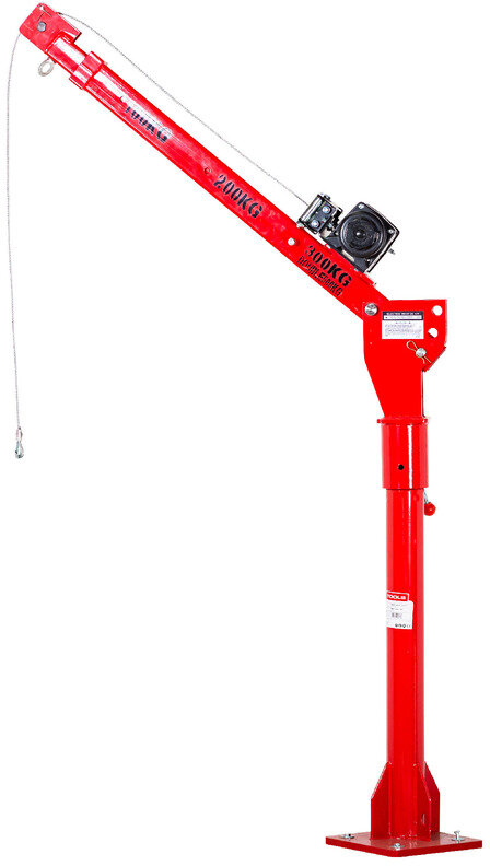 Mobilkran 300/500 kg med elektrisk spil MW Tools