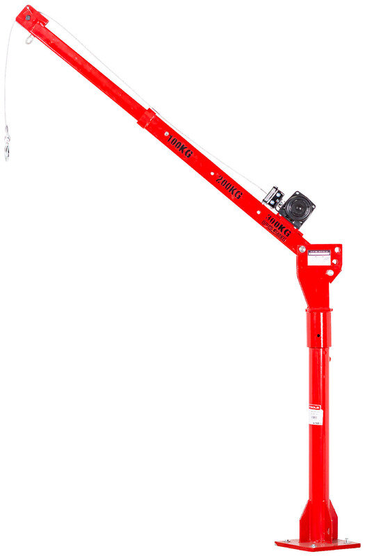 Mobilkran 300/500 kg med elektrisk spil MW Tools