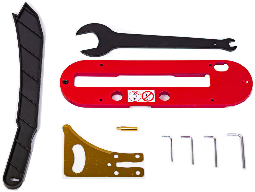 Profesjonelt sagbord, sagehøyde 79 mm, langsgående saging 91 cm, 2,25 kW, 230V med snekkedrevsagenhet Harvey MW-Tech