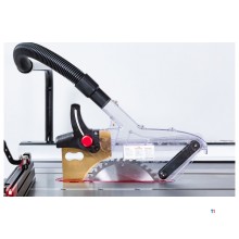 Profesjonelt sagbord, sagehøyde 79 mm, langsgående saging 91 cm, 2,25 kW, 230V med snekkedrevsagenhet Harvey MW-Tech