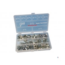 Sæt med junior slangeklemmer i rustfrit stål, 165 stk. Jubilee Sæt med junior slangeklemmer i rustfrit stål, 165 stk. Jubilee