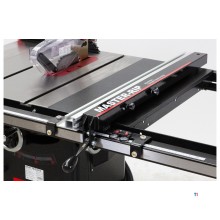 Professionellt sågbord, såghöjd 79 mm, längsgående sågning 91 cm, 1,65 kW, 230V med snäckväxel Harvey MW-Tech