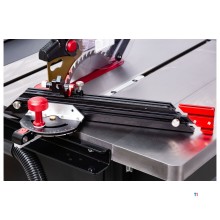 Professionellt sågbord, såghöjd 79 mm, längsgående sågning 91 cm, 1,65 kW, 230V med snäckväxel Harvey MW-Tech