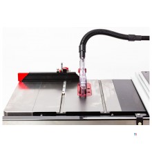 Professionellt sågbord, såghöjd 79 mm, längsgående sågning 91 cm, 1,65 kW, 230V med snäckväxel Harvey MW-Tech