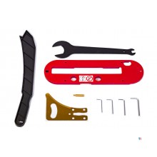 Professionellt sågbord, såghöjd 79 mm, längsgående sågning 91 cm, 1,65 kW, 230V med snäckväxel Harvey MW-Tech