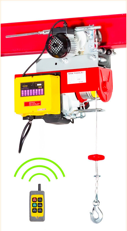 Elektrischer Flaschenzug 500/999kg MW Tools