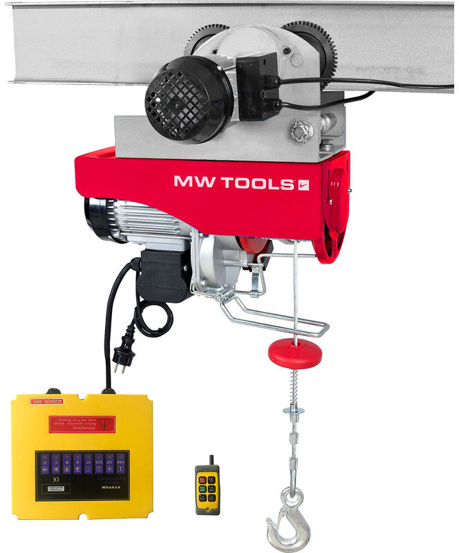 Elektrischer Flaschenzug 500/999kg MW Tools