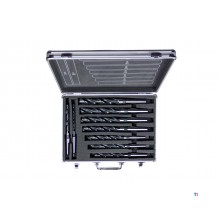 9-delt HSS konisk boresæt med valsede gevind DIN345 MK2 og MK3 bor MW Tools 9-delt HSS konisk boresæt med valsede gevind DIN345 MK2 og MK3 bor MW Tools