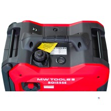 Geluidsarme benzine inverter generator 5,5 kW 230 V, met elektrische start en ATS contact. MW Tools Geluidsarme benzine inverter generator 5,5 kW 230 V, met elektrische start en ATS contact. MW Tools