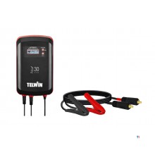 Multifunktionel elektronisk batterioplader, 12/24 V 25/12A, vedligeholdelsesoplader. Telwin