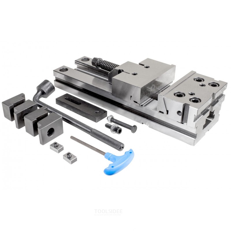 Modulaire machineklem lock-down systeem bekbreedte 150 mm klemopening 300 mm bekhoogte 50 mm MW-Tech