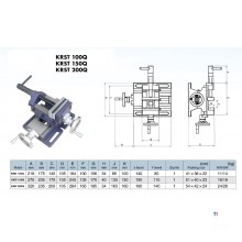 Bohrkreuztisch 150 mm 0,05 mm MW-Tech