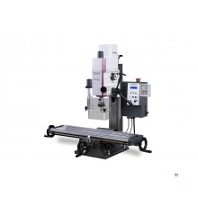 Bore- og fræsemaskine X 480 mm Y 175 mm Z 210 mm MK2/M10 0,75 kW 230V digital aflæsning med tilbehør Optimill