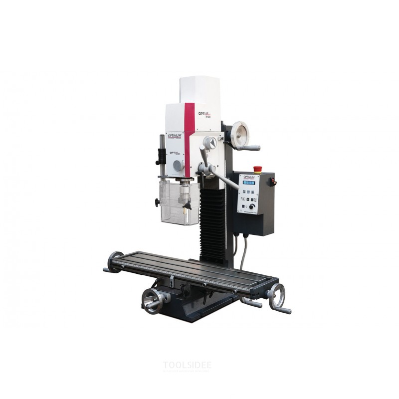 Drilling milling machine X 480 mm Y 175 mm Z 370 mm BT20 0.95 kW 230V with accessories Optimill