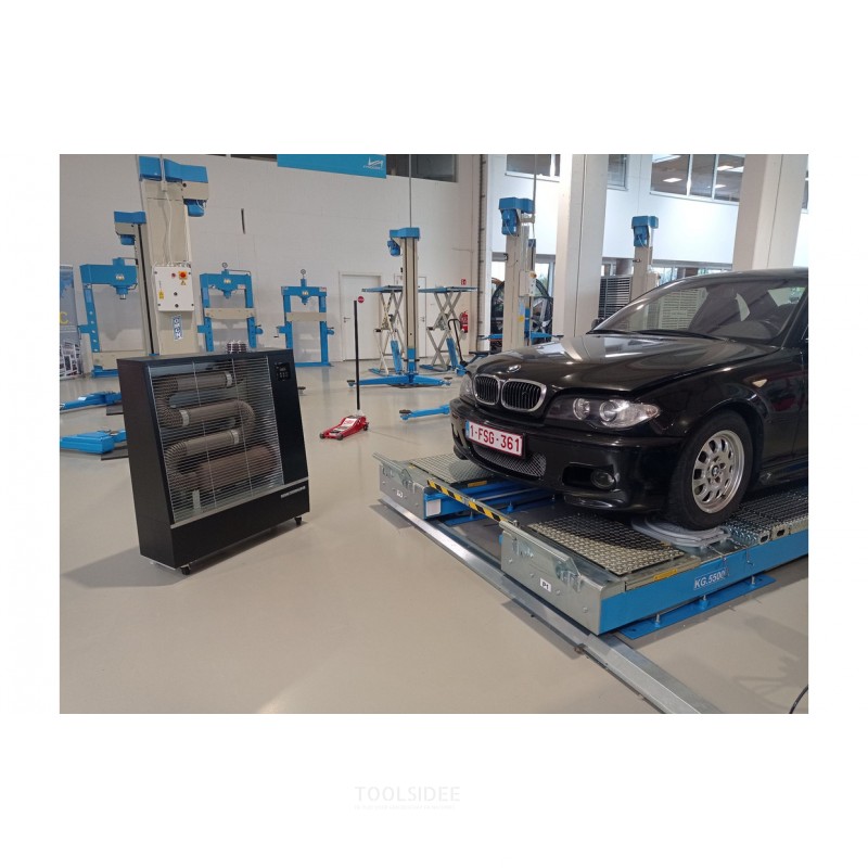 Mobiler Infrarot Diesel Heizer 19 kW 200-1800 m³ MW Werkzeuge